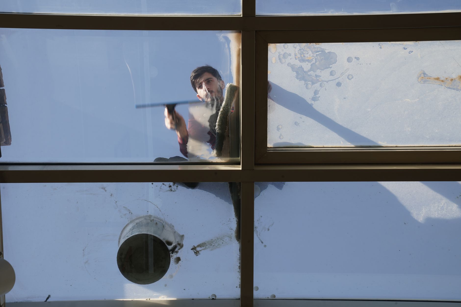 Bliss Window Cleaning at work